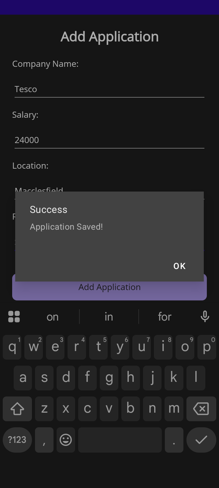 Page 3 of Application Tracker